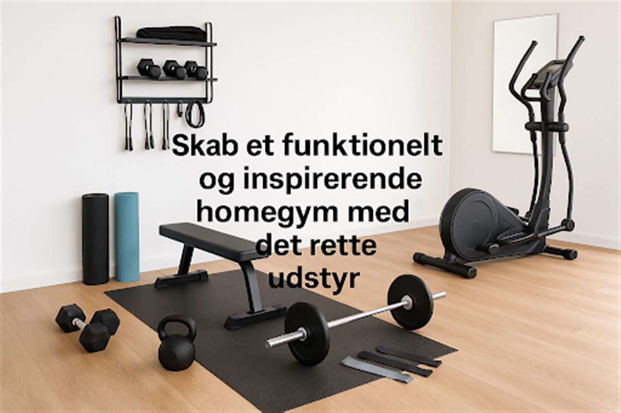 Skab et funktionelt og inspirerende homegym med det rette udstyr
